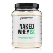Suplemento proteico em pó NAKED Whey Isolate 907g de baunilha
