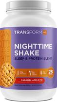 Suplemento proteico em pó TransformHQ Nighttime Shake Caramel Apple