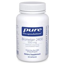 Suplemento Pure Encapsulations Bromelain 2400 500mg 60 cápsulas Suplemento Pure Encapsulations Bromelain 2400 500mg 60 cápsulas