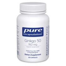 Suplemento Pure Encapsulations Ginkgo 50 160 mg 120 cápsulas