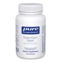 Suplemento Pure Encapsulations Gluten/Dairy Digest 120 cápsulas