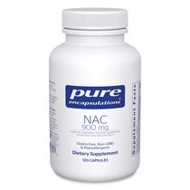 Suplemento Pure Encapsulations NAC 900mg para suporte pulmonar e imunológico 120 cápsulas