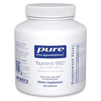 Suplemento Pure Encapsulations Nutrient 950 sem cobre e ferro Suplemento Pure Encapsulations Nutrient 950 sem cobre e ferro