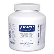 Suplemento Pure Encapsulations Nutrient 950 sem ferro 180 cápsulas