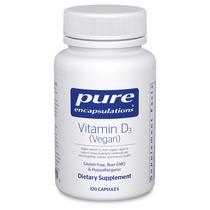 Suplemento Pure Encapsulations Vitamina D3 Vegan 120 cápsulas