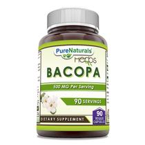 Suplemento Pure Naturals Bacopa 500 mg 90 cápsulas vegetais