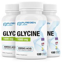 Suplemento Puregen Labs Glycine 1000 mg 300 cápsulas Suplemento Puregen Labs Glycine 1000 mg 300 cápsulas