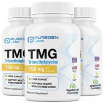 Suplemento Puregen Labs TMG 750mg Trimethylglycine 180 Cápsulas Suplemento Puregen Labs TMG 750mg Trimethylglycine 180 Cápsulas