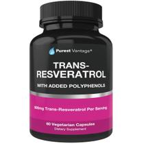 Suplemento Purest Vantage Resveratrol 1400mg 60 cápsulas