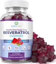 Suplemento Purify Life Resveratrol Gummies - 1500mg - 60 Unidades Veganas Suplemento Purify Life Resveratrol Gummies - 1500mg - 60 Unidades Veganas