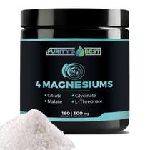 Suplemento Purite's Best 4 MAGNESIUMS 300 mg 180 cápsulas Suplemento Purite's Best 4 MAGNESIUMS 300 mg 180 cápsulas