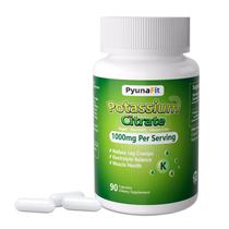 Suplemento PYUNAFIT Citrato de potássio 1000mg 90 cápsulas