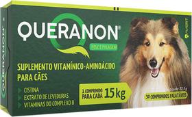 Suplemento Queranon para Cães 15 kg 30 Comprimidos Suplemento Queranon para Cães 15 kg 30 Comprimidos
