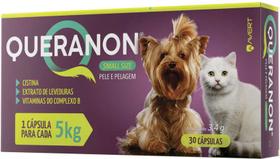 Suplemento Queranon para Cães e Gatos 5 kg 30 Cápsulas Suplemento Queranon para Cães e Gatos 5 kg 30 Cápsulas