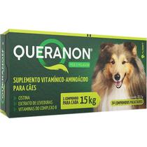 Suplemento Queranon Pele e Pelagem para Cães 15kg- 30 Comprimidos - Avert