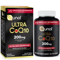 Suplemento Qunol CoQ10 200mg Softgels de Ultra Alta Absorção