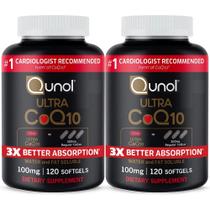 Suplemento Qunol Ultra CoQ10 100mg - 240 Cápsulas Gelatinosas