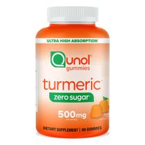 Suplemento Qunol Zero Sugar Turmeric Gummies 90 unidades