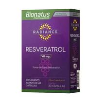Suplemento Radiance Resveratrol 165mg 30 Cápsulas Bionatus
