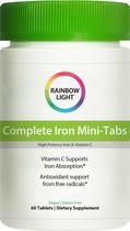 Suplemento Rainbow Light Complete Iron Mini-Tabs 60 comprimidos