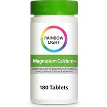 Suplemento Rainbow Light Magnesium Calcium 180 comprimidos Suplemento Rainbow Light Magnesium Calcium 180 comprimidos