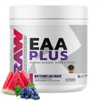 Suplemento RAW EAA Plus sabor Melancia e Uva 378 g 30 porções Suplemento RAW EAA Plus sabor Melancia e Uva 378 g 30 porções