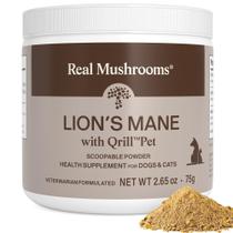 Suplemento Real Mushrooms Lion's Mane com Qrill Pet 75 g Suplemento Real Mushrooms Lion's Mane com Qrill Pet 75 g