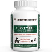 Suplemento Real Mushrooms Turkey Tail Pet Support 90 cápsulas