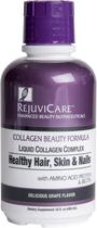 Suplemento Rejuvicare Liquid Collagen Beauty 480 ml com sabor de uva