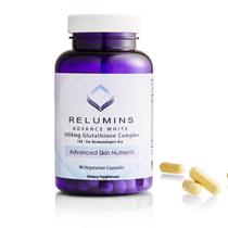 Suplemento Relumins Glutationa 1650 mg com ácido alfa lipóico 90 cápsulas