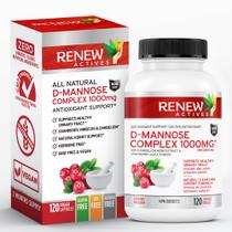Suplemento Renew Actives, cápsulas de 1000 mg de D-Manose e Cranberry Suplemento Renew Actives, cápsulas de 1000 mg de D-Manose e Cranberry
