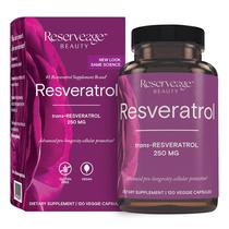 Suplemento Reserveage Beauty Resveratrol 250 mg 120 cápsulas Suplemento Reserveage Beauty Resveratrol 250 mg 120 cápsulas
