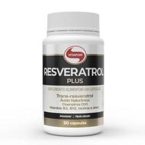 Suplemento Resveratrol Plus Vitafor 60 capsulas Sabor Neutro