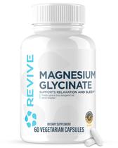 Suplemento Revive MD, glicinato de magnésio puro, cápsulas de 200 mg Suplemento Revive MD, glicinato de magnésio puro, cápsulas de 200 mg