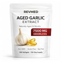 Suplemento Revmed Aged Garlic Extract 7500 mg 300 cápsulas gelatinosas Suplemento Revmed Aged Garlic Extract 7500 mg 300 cápsulas gelatinosas