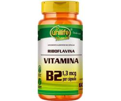 Suplemento Riboflavina Vitamina B2 1,3mg 60 Cápsulas - Unilife Suplemento Riboflavina Vitamina B2 1,3mg 60 Cápsulas - Unilife