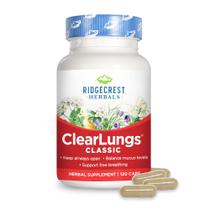 Suplemento Ridgecrest Herbals ClearLungs Classic - 120 Cápsulas