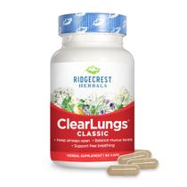 Suplemento RidgeCrest Herbals ClearLungs Classic 60 cápsulas Suplemento RidgeCrest Herbals ClearLungs Classic 60 cápsulas