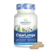 Suplemento RidgeCrest Herbals ClearLungs Extra Strength 60 cápsulas