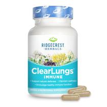 Suplemento Ridgecrest Herbals ClearLungs Immune 60 cápsulas