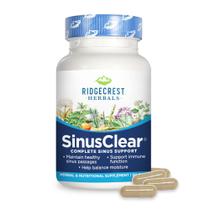 Suplemento RidgeCrest Herbals SinusClear 60 cápsulas vegetais