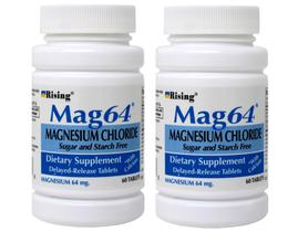 Suplemento Rising Mag64 Cloreto de Magnésio 64mg 60 comprimidos Suplemento Rising Mag64 Cloreto de Magnésio 64mg 60 comprimidos