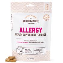 Suplemento Rocco & Roxie para Alivio de Alergias en Perros, 240 g, 60 unidades