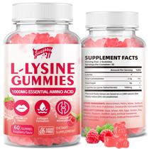 Suplemento Saajoor L-Lisina 1000 mg, gomas para adultos, 60 ct Suplemento Saajoor L-Lisina 1000 mg, gomas para adultos, 60 ct