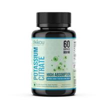 Suplemento SAIKOU HERBS Citrato de potássio 800 mg 60 cápsulas Suplemento SAIKOU HERBS Citrato de potássio 800 mg 60 cápsulas