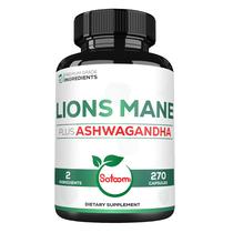 Suplemento Satoomi Lions Mane com Ashwagandha - 270 Cápsulas