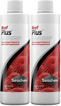 Suplemento Seachem Reef Plus 250ml (pacote de 2) para peixes e corais