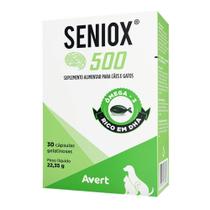 Suplemento Seniox 500 com 30 Cápsulas Suplemento Seniox 500 com 30 Cápsulas