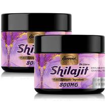 Suplemento Sennasi Shilajit 800 mg orgânico puro do Himalaia x2