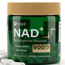 Suplemento Sensrit NAD+ 1800 mg Trans-Resveratrol 400 mg 120 cápsulas